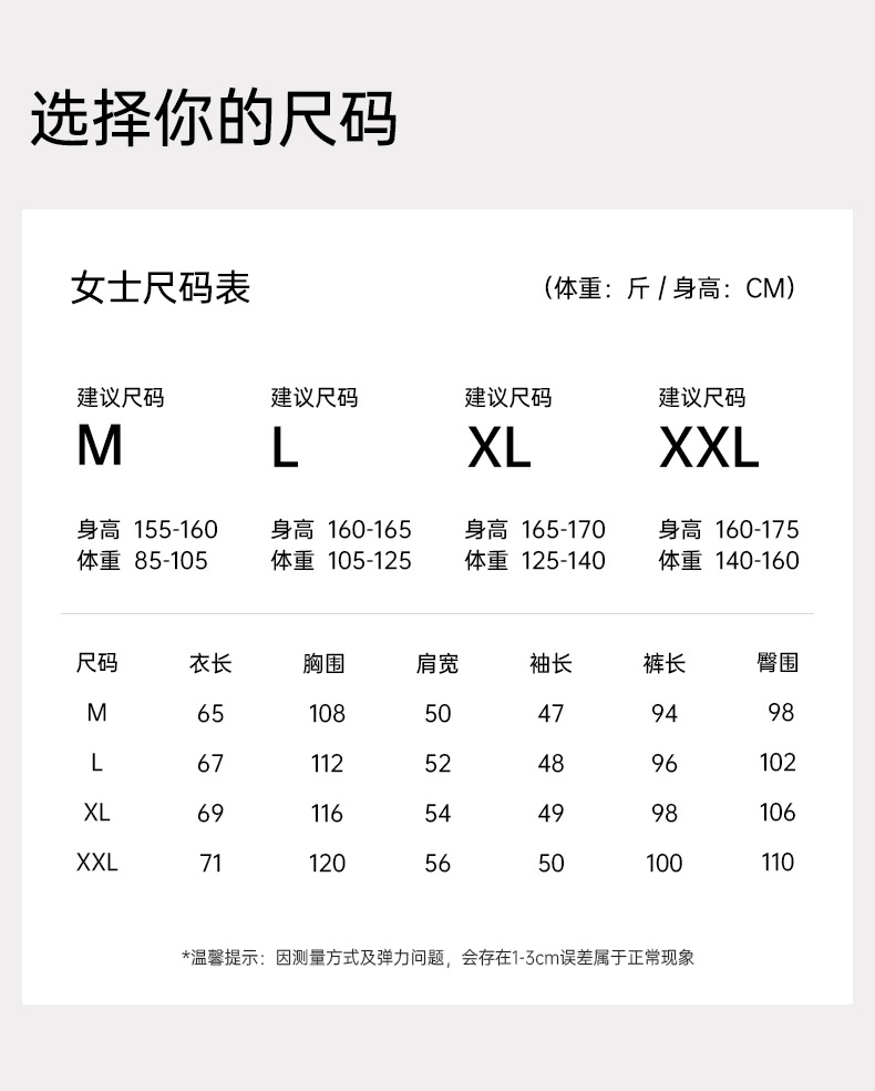1688 상품 사이즈표